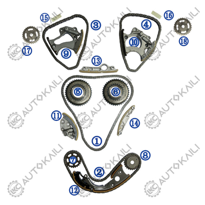 Zestaw łańcucha czasowania dla Audi VW Touareg CYJA 235KW 3.0TSI 11-16 A4L A6L A7 A5 Q5 S5 SQ5 Q7 A8L