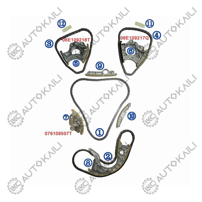 Zestaw łańcucha czasowego dla AUDI A8L CEUA/CEUE 4.0TFSI 10-13