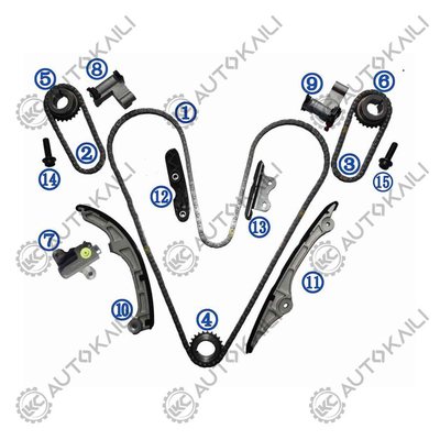 Zestaw łańcucha czasu dla 3,5 W, C 3496cc VVT V6 N7WGE 2007-10 Edge07-10,Flex non turbo09-10 Flex turbo09, Fusion07-09,Taurus09,Taurus X 08-09