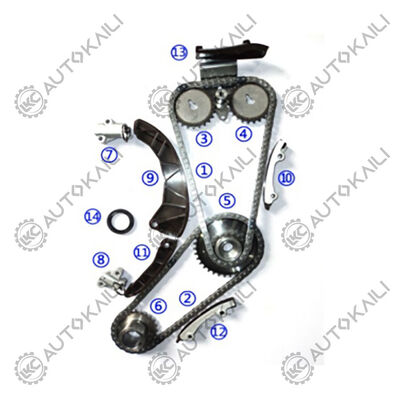 Zestaw łańcucha czasowego dla ACC10 D4FA 1.4/1.5/1.6 CRDi