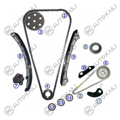 Zestaw łańcucha rozrządu dla MAZDA 3 benzyna LF5H / LF5W 2.0L 08-14
