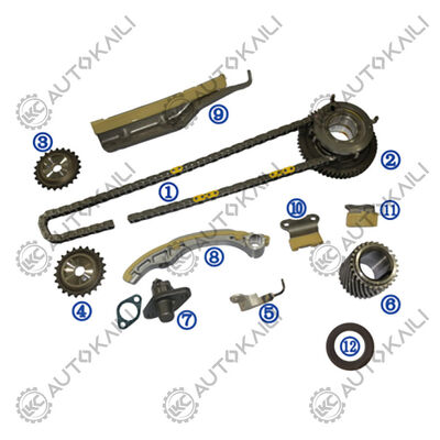 Zestaw łańcucha rozrządu do PAJERO/SHOGUN III (V7_W V6_W) 3.2 Di-D (V68W) 00-06
