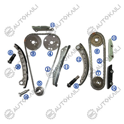 Plastikowy zestaw łańcucha czasowniczego PA66 / PA46 dla Mitsubishi Euro V Fuso Benzyny 4P10 3.0L 11-