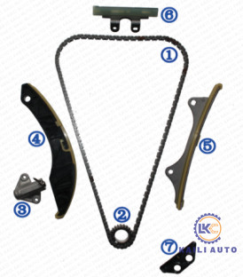 Zestaw łańcucha rozrządu dla HYUNDAI/KIA i10 i10 Grand i20 i20 ELITE KIA RIO sedan PICANTO silnika G4LA 1.2L 24321-03010 9*160L