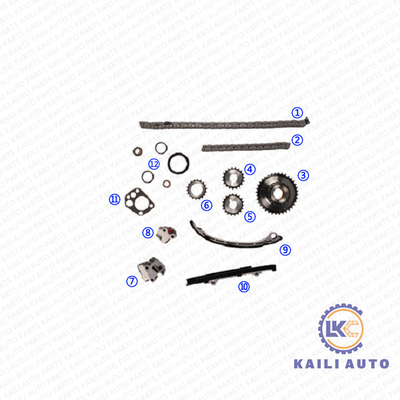 KA24DE 2.4L zespół łańcucha rozrządu dla NISSAN Altima Frontier 13028-9E000 92L 13028-9E010 48L