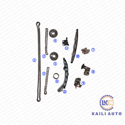 Zestaw łańcucha rozrządu dla NISSAN/INFINITI Murano I 350Z Roadster INFINITI G35 FX35 M35 I35 13028-JK00A 11*196L 13070-EY00A
