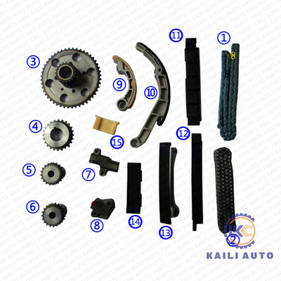 Zestaw łańcucha rozrządu dla NISSAN NP300 NAVARA (D40) PATHFINDER III (R51) 13028-EB70A 94L 13070-EB70B
