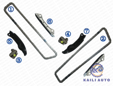 13506-51020 13506-51020 90L Zestaw łańcucha rozrządu silnika TOYOTA 1VD-FTV DIESEL 4.5L TURBO DIESEL