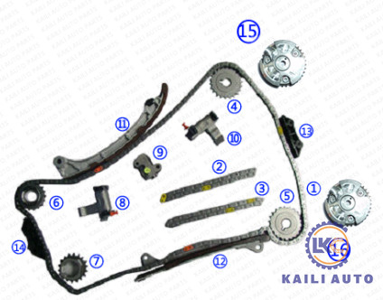 TOYOTA 4Runner FJ Cruiser VVT Łańcuch rozrządu 13506-31010 174L 13550-31010