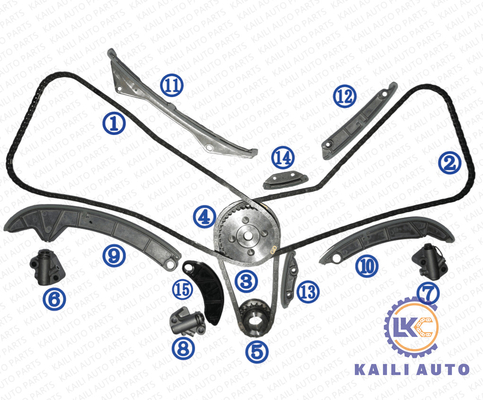 Zestaw łańcucha rozrządu do Subaru Legacy Outback 3.6L EZ36D 13143AA081 154L 13142AA080