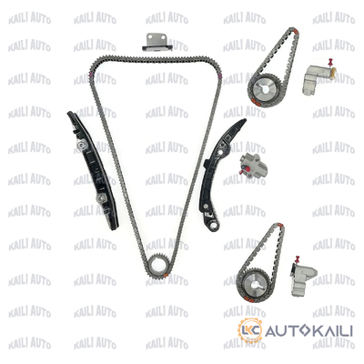 Zestaw łańcucha czasowego dla NISSAN VQ23DE/VQ25DE/VQ35DE 2.3L/2.5L TEANA(J32)/TEANA(J31) 03-13 13028-JK00A 196L