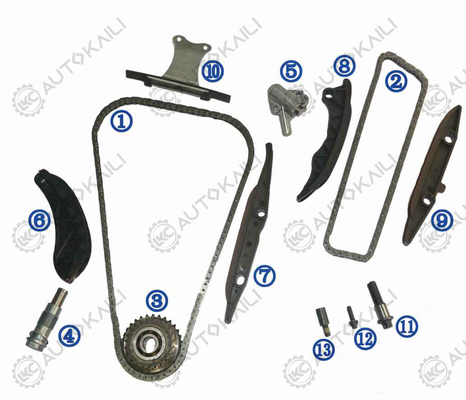 Zestaw łańcucha czasowego dla BMW 320i 220i 225i 330i 340i 2.0T 2.5T 3.0T B48 B58 14-16 11318648729 118L