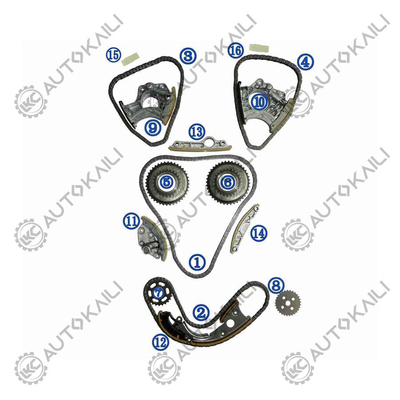 Zestaw łańcucha czasowego dla AUDI/VW A6L 4XL/C7 CLXB 150KW 2.5L 12-16 06E109465BC 108L