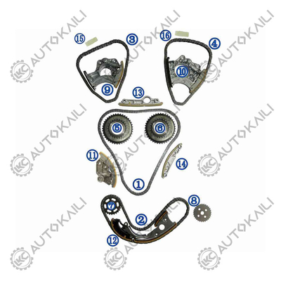 Zestaw łańcucha czasowania dla AUDI/VW CALA/CLXA/CPAA AUDI A6L 4X8/C7 CLXA 140KW 2.5L 10-15 A8L 4H8 CPAA 150KW 06E109465BC 108L