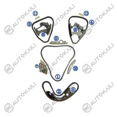 Zestaw łańcucha czasowania dla AUDI VW Touareg 7P CGEA 245KW 3.0TSI Hybrid 11-14 A7 A6L A5 Q5 S5 Q7 Q5 A8L 06E109465BC 108L