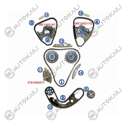 Zestaw łańcucha czasowania dla AUDI A8 4E8 BDX 154KW 2.8FSI 07-10