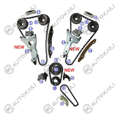 Zestaw łańcucha czasowego dla Mercedes-Benz Klasy C W205/A205 M276 3.0T 10-12 A2760500817 8*120L