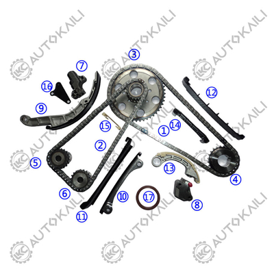 Zestaw łańcucha czasu dla NISSAN YD25DDTI Single NAVARA 2.5DCI CABSTAR Platformy/Podwozia NP300 NAVARA (D40) 2.5 dCi 4WD 06.8-10.1 PATHFINDER III(R51) 2.5 dCi 4WD 06.8-10.1 PICK UP III (D22) 2.5 D 4WD 06