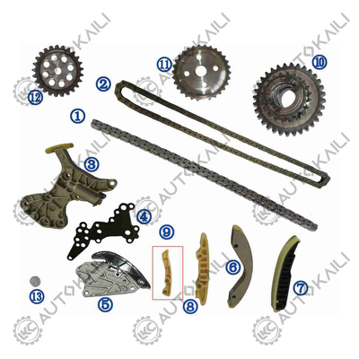 Zestaw łańcucha czasowania dla VW Rabbit 2.5L 08-09 Jetta 2.5L 08-14 Beetle 2.5L 08-14 Golf 2.5L 10-14 Passat 2.5L 12-14 07K109158C 8*94L