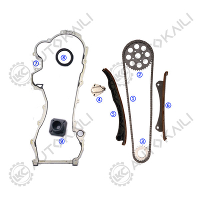 Zestaw łańcucha czasowego dla OPEL/VAUXHALL AGILA Z 13 DT / Z 13 DTJ 1248CC 03.8- ASTRA H / Mk V Z 13 DTH 1248CC 04.1-09.5 ASTRAVAN Mk V (H) 1.3 CDTi Z 13 DTH 05.8- COMBO Mk II (C) (F25) 1.3 CDTI 16V Z 13 DTJ