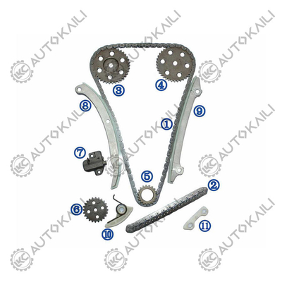 Plastikowy zestaw łańcuchów czasowniczych PA66 / PA46 dla FORD FOCUS 2.0L 121CID DURATEC DOHC 16V L4 2005-2011