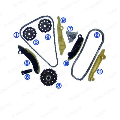 Plastikowy zestaw łańcucha rozrządu PA66 / PA46 do Defendera Diesel AJ20D6 3.0T 20-