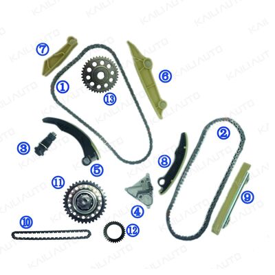 Plastikowy zestaw łańcucha czasowego PA66 / PA46 do benzyny AJ300P