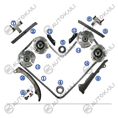 Zestaw łańcucha czasowego dla 2GR-FE/2GR-FSE/3GR-FSE/4HR-FSE V6 SOHC 06-12