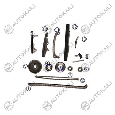 Plastikowy zestaw łańcucha czasowego PA66 / PA46 do zbierania benzyny G54B 2.6L 86-90