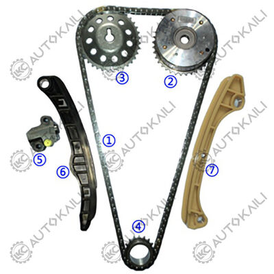 Zestaw łańcucha rozrządu do MITSUBISHI COLT CZC 230 Z36A CY2A Benzyna 4A91 1.5L 10-