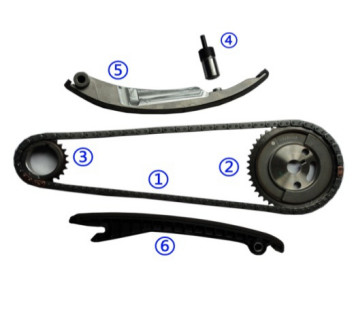 FIAT PALIO SIENA IDEA STRADA Zestaw łańcucha rozrządu 04777699AA 112L Odporność na zużycie