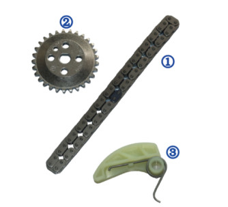 Zestaw łańcucha rozrządu do VW POLO SKODA FABIA FABIA II COMBI SEAT IBIOZA V CAVG CTHE