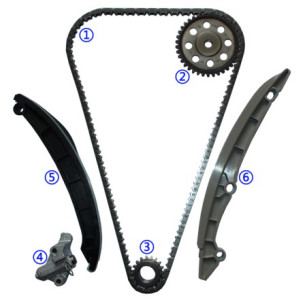 Zestaw łańcucha rozrządu do VW Tiguan / Sharen / Golf 6 CABRIOLET / SCIROCCO / EOS