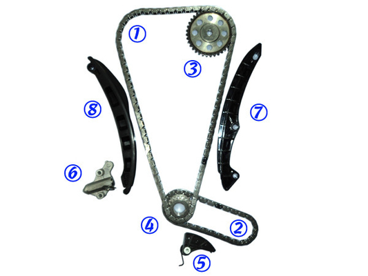 Zestaw łańcucha rozrządu do silnika AUDI A3 VW Golf/Polo Skoda Octavia EA111 CAXA/CAXC/BAG/BLF/BLP 1.6L 03C109158A