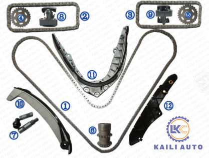 740IL 528i 540i M5 Z8 X5 BMW wymiana łańcucha rozrządu V8 gaz DOHC 4398CC 11311741746