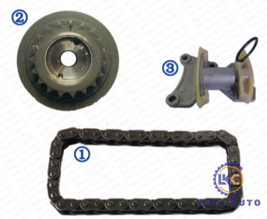 Zestaw łańcucha rozrządu dla AUDI TT A4 A3 BEETLE VW Golf EOS GTI JETTA GAS DOHC 1984CC 121 CU.IN 2.0L 06D109229A
