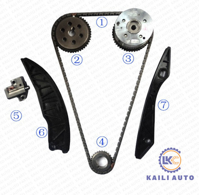 HYUNDAI G4FA Zestaw łańcucha rozrządu silnika I20 I30 IX20 KIA 24321-2B000 9*158L 24410-2B0