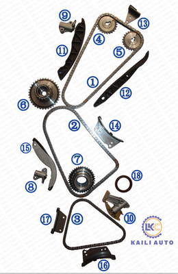 HYUNDAI H-1 KIA Łańcuch rozrządu 2.5 CRDI 24351-4A020 98L