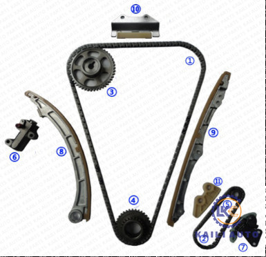 Zestaw łańcucha rozrządu do HONDA Accord Civic CR-V Integra Steam ACURA RSX silnik K20A K20A6 K20A3 K20A1 2.0L 14401-PNA-004