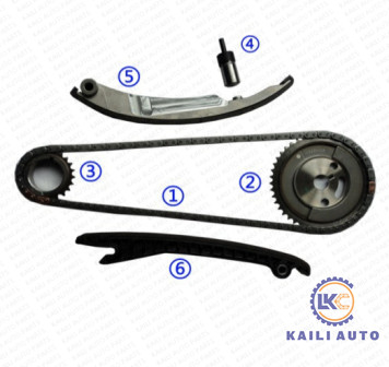 FIAT PALIO SIENA IDEA STRADA Zestaw łańcucha rozrządu 04777699AA 112L Odporność na zużycie