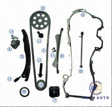 Zestaw łańcucha rozrządu FIAT IDEA LINEA 46804589 120L 55197785