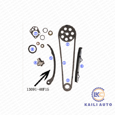 NISSAN 240SX łańcuch rozrządu BLUEBIRD NAVARA NOMAD PINTARA PRAIRIE SILVIA KA24E SOHC 12V 2.4L 89-93 13028-40F01 102L