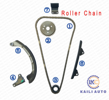13506-23030 Toyota Yaris 1.3 VVT Zestaw łańcucha rozrządu Silnik 2SZ SCP1 NLP1 NCP1 128L