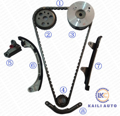 1.0L DOHC 16V VVT zestaw TOYOTA ECHO PLATZ VITZ łańcuch rozrządu silnika 1SZ P1 SCP10 13506-23010 13523-97401