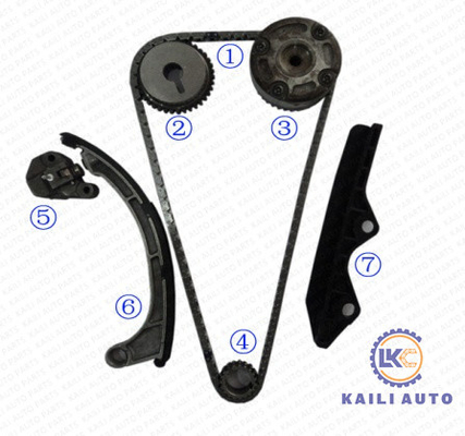 13028-AX001 Zestaw VVT Łańcuch rozrządu NISSAN MARCH MICRA UWAGA Silnik Z11 K12 CG10DE CG12DE CR12DE CR14DE