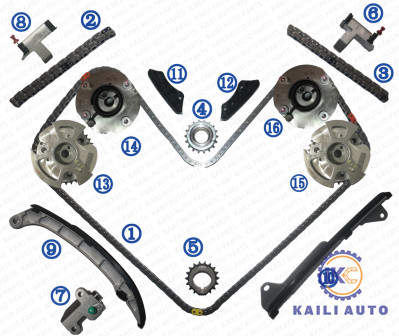 TOYOTA Tundra FJ Cruiser Zestaw łańcucha rozrządu VVT 4RUNNER 4.0L 13506-31040 178L 13507-31020 46L