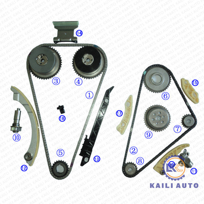 148L łańcuch rozrządu VVT zestaw do GM CHEVROLET BUICK Cadillac 24461834 12608580