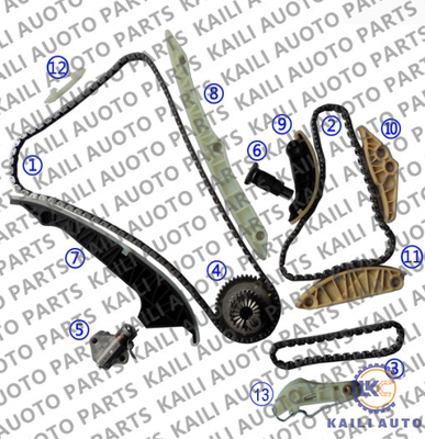 1.8T 2.0TFSI zestaw łańcucha rozrządu dla AUDI A4 A5 A6 Q5 VW Golf Skoda Octavia EA888 06K109158AD